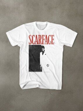 Scarface Movie Graphic T-Shirt Tony Montana Vintage Film Poster Unisex Classic